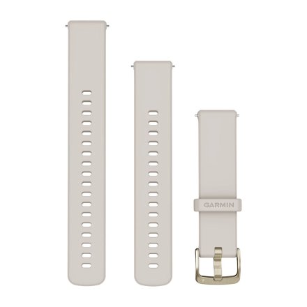 Beżowy pasek 18 mm Garmin do Venu 4 (41) Venu 3S Venu 2S Forerunner 265S Forerunner 265S Vivoactive 4S 3S 010-13256-04