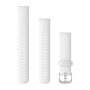 Biały pasek 18 mm Garmin do Venu 3S Venu 2S Forerunner 265S Forerunner 265S Vivoactive 4S 3S 010-12932-0B