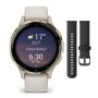 Garmin Venu 3S złoty beżowy + czarny pasek 010-02785-04-ZESTAW