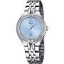 Festina Mademoiselle zegarek damski srebrny błękitna tarcza 16867/4