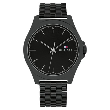 Tommy Hilfiger Norris zegarek męski czarny na bransolecie 1710613