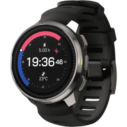 SUUNTO Ocean Steel Black SS050983000 srebrno-czarny zegarek do nurkowania i treningów
