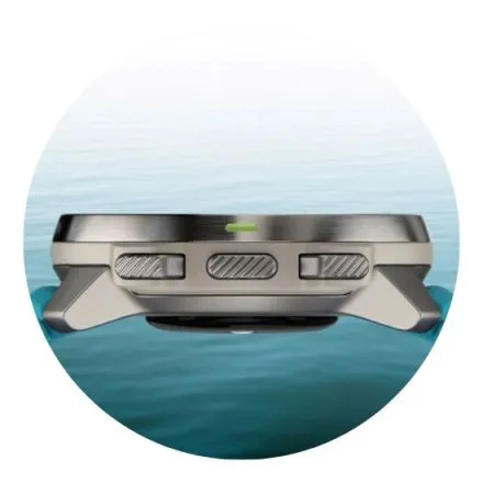 SUUNTO Ocean Steel Sand SS050984000 beżowo-srebrny zegarek do nurkowania i treningów