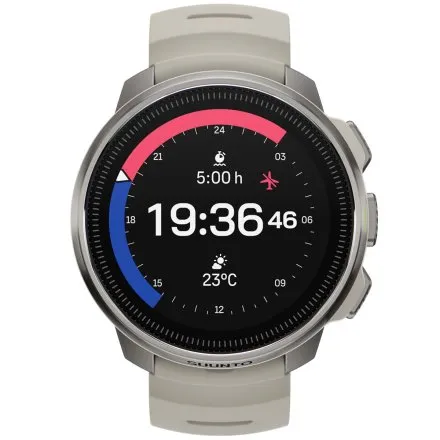 SUUNTO Ocean Steel Sand SS050984000 beżowo-srebrny zegarek do nurkowania i treningów
