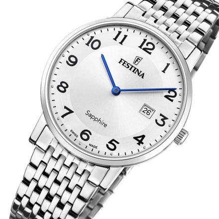 Festina Swiss Made 20018/4  Zegarek Męski na bransolecie z datownikiem
