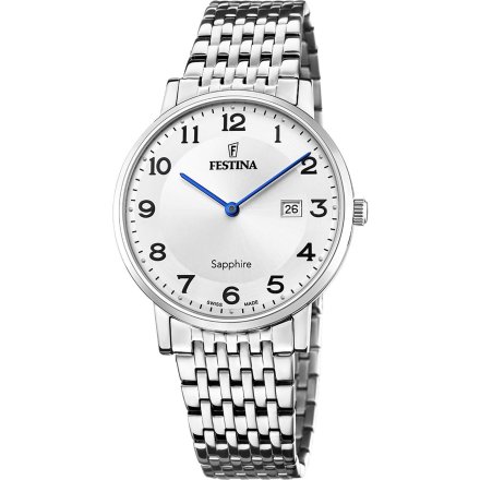 Festina Swiss Made 20018/4  Zegarek Męski na bransolecie z datownikiem