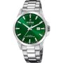 Festina Swiss Made 20024/6 Zegarek Męski na bransolecie z zieloną tarczą