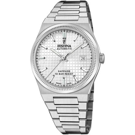 Festina Swiss Made 20028/1 Zegarek Męski Automatyczny z datownikiem