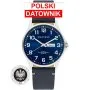 Pacific Polska SMA-1073D-02 granatowy męski zegarek z orłem i polskim datownikiem