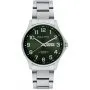 Pacific Polska SMB-1073D-04 zielony męski zegarek z bransoletką i polskim datownikiem