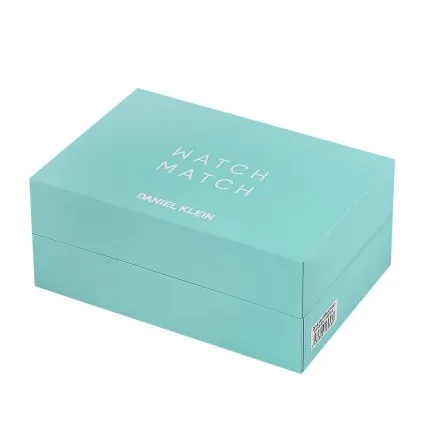 Komplet na prezent złoty zegarek damski + biżuteria Daniel Klein DK113570-2