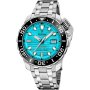 Festina Swiss Made 20043/5 Zegarek Męski Automatyczny Diver z turkusową tarczą