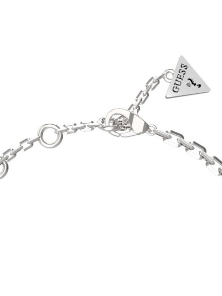 Guess Mon Amour srebrna bransoletka damska kryształki JUBB04607JW (S)