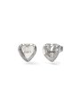 Guess Mon Amour srebrne kolczyki serce JUBE04612JW