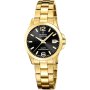 Festina Classic Bracelet 20050/4 zegarek damski złoty z czarną tarczą z datownikiem