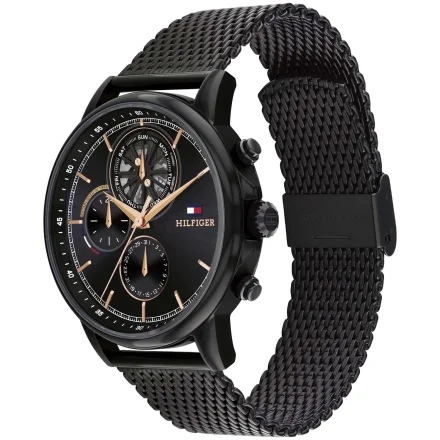 Tommy Hilfiger Stewart zegarek męski czarny 1710610