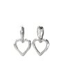 Guess Mon Amour srebrne kolczyki serce z kryształkami JUBE04617JW