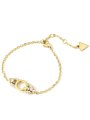 Guess Oh My G złota bransoletka damska literka G kryształki JUBB04510JW (S)