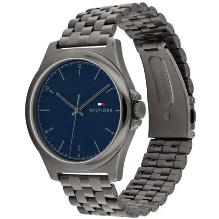 Tommy Hilfiger Norris zegarek męski szary na bransolecie 1710614