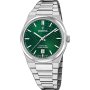 Festina Swiss Made 20051/5 Zegarek Męski srebrny z zieloną tarczą