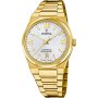 Festina Swiss Made 20057/1 Zegarek Męski złoty ze szkłem szafirowym