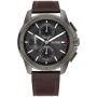Tommy Hilfiger Walker zegarek męski na brązowym pasku 1710623