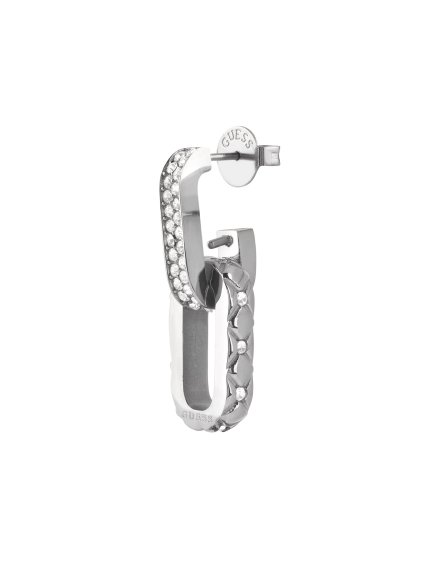 Guess Stylish Guess srebrne kolczyki kryształki JUBE04582JW