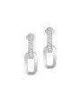 Guess Stylish Guess srebrne kolczyki kryształki JUBE04582JW