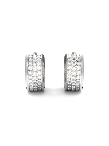 Guess Stylish Guess srebrne kolczyki kryształki JUBE04583JW