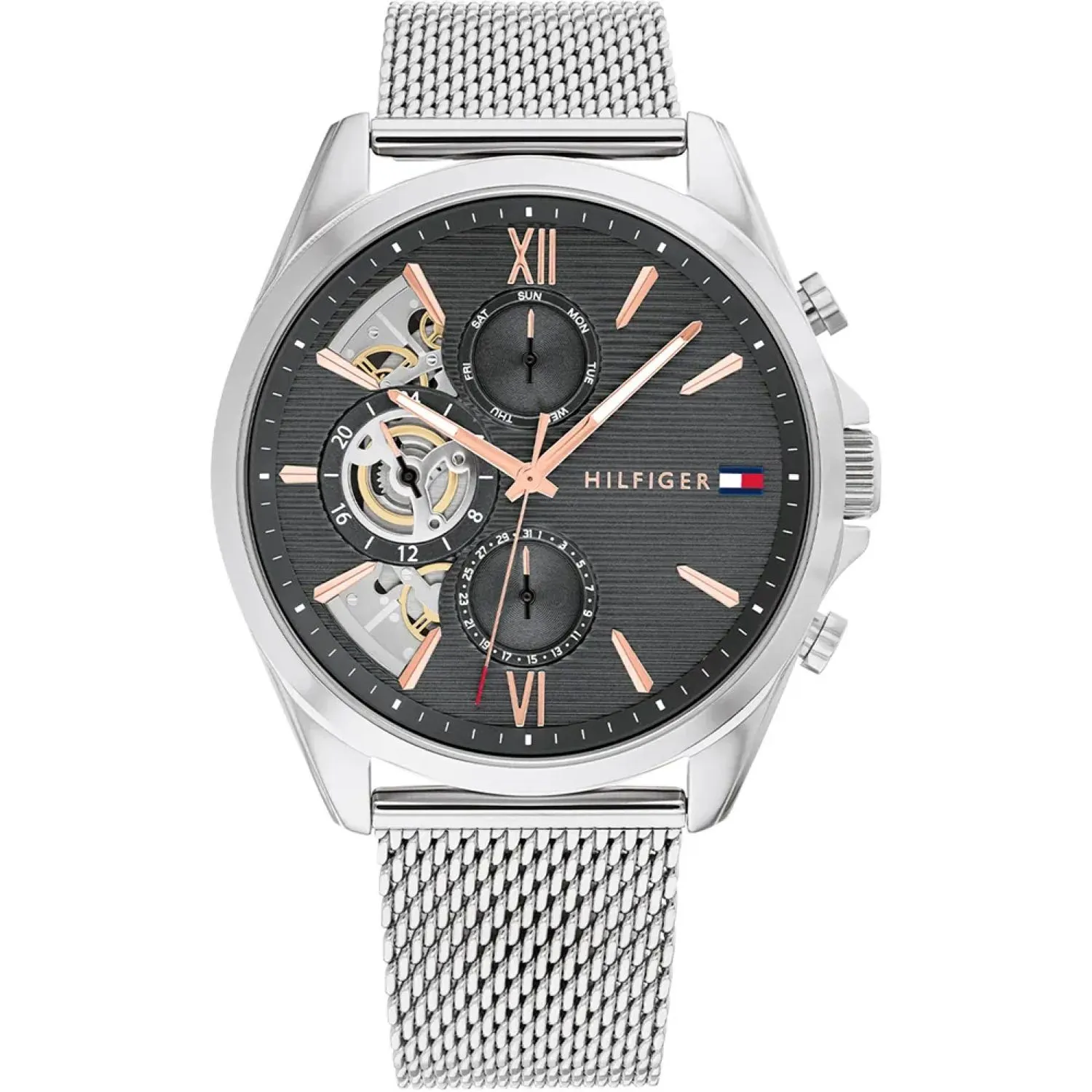 Tommy Hilfiger Baker zegarek męski srebrny 1710646 - 790,00 zł ...