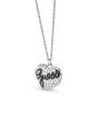 Guess Vintage Guess srebrny naszyjnik serce z kryształkami JUBN04690JW