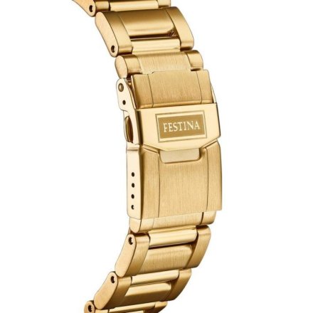 Festina Prestige 20492/1 Zegarek Męski złoty z funkcją chronografu
