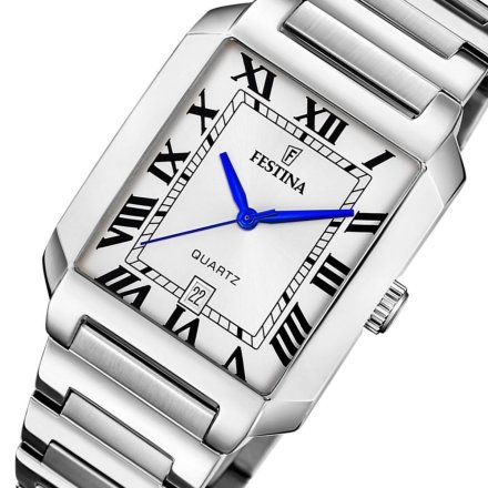 Festina Classic Bracelet 20677/1 Zegarek Męski z prostokątną kopertą na bransolecie