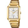 Festina Classic Bracelet 20678/2 Zegarek Męski złoty z prostokątną kopertą na bransolecie