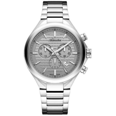 Szwajcarski zegarek męski Adriatica z chronografem i bransoletąA8334.5117CH