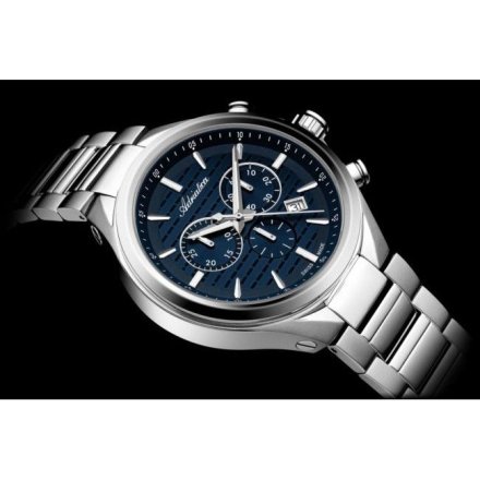 Szwajcarski zegarek męski Adriatica z chronografem i bransoletą A8334.5115CH116CH