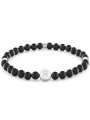 Tommy Hilfiger TH85 bransoletka męska czarne koraliki Onyks 2790609