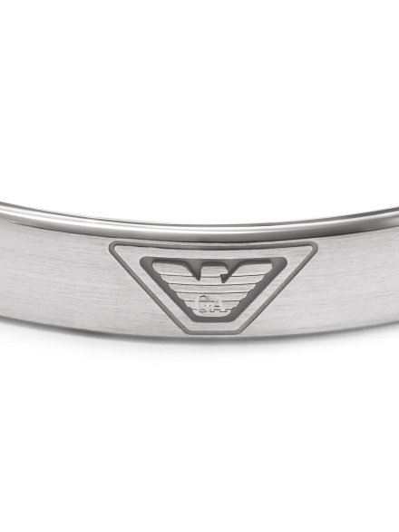 Emporio Armani EAGLE LOGO bransoletka męska stalowa sztywna EGS3127040