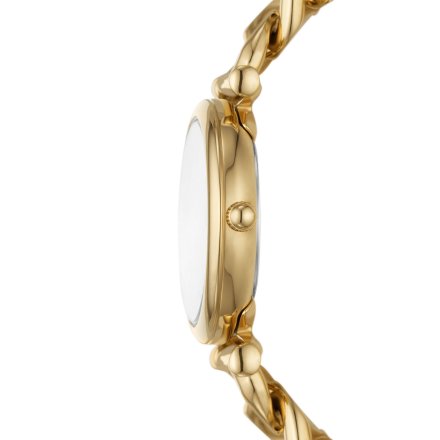 Fossil Carlie zegarek damski złoty z bransoletką łańcuch ES5329