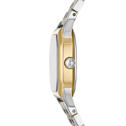 Fossil Harlow zegarek damski srebrno-złoty retro na bransoletce ES5362