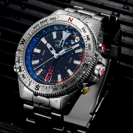 Męski zegarek Timex Expedition North Tide-Temp-Compass z bransoletką TW2V41800