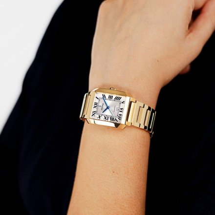 Festina Classic Bracelet 20680/1 Zegarek Damski Złoty z prostokątną kopertą 