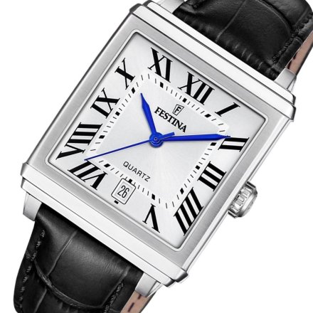 Festina Classic Bracelet 20681/1 Zegarek Męski z kwadratową kopertą na pasku