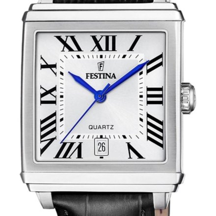Festina Classic Bracelet 20681/1 Zegarek Męski z kwadratową kopertą na pasku