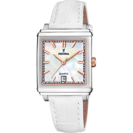 Festina Classic Bracelet 20682/1 Zegarek Damski z kwadratową kopertą na pasku