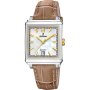 Festina Classic Bracelet 20682/4 Zegarek Damski z kwadratową kopertą na brązowym pasku