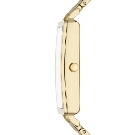Skagen HAGEN LILLE zegarek damski złoty prostokąt SKW3098