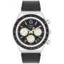 Męski zegarek Q Timex Chronograph z czarnym paskiem TW2V42700