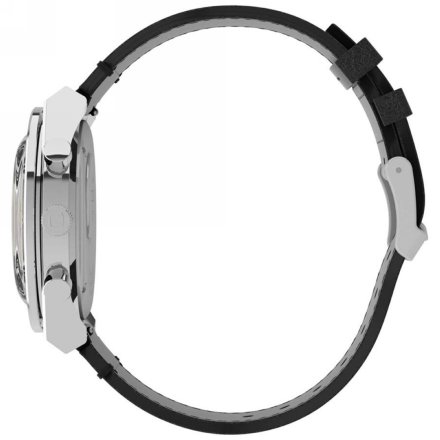Męski zegarek Q Timex Chronograph z czarnym paskiem TW2V42700