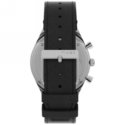 Męski zegarek Q Timex Chronograph z czarnym paskiem TW2V42700